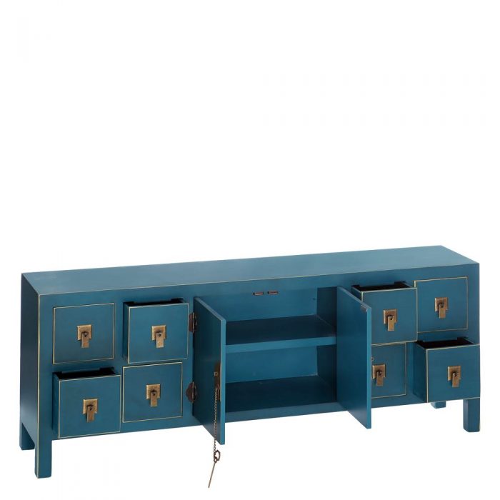 MOBILE 8 CASSETTI AZUL MDF- ''ORIENTE'' 130 X 24 X 50,50 CM - immagine 3