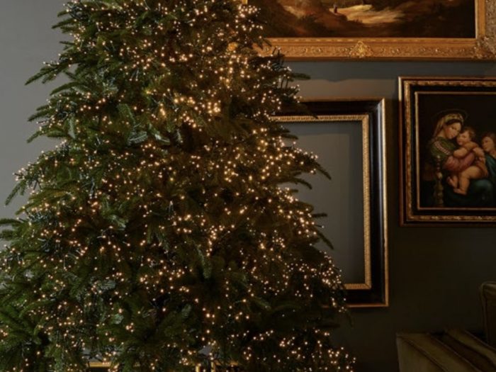 ALBERO DI NATALE SPARK 270CM PREILLUMINATO CON LUCI 8400 LED MOLTO FOLTO