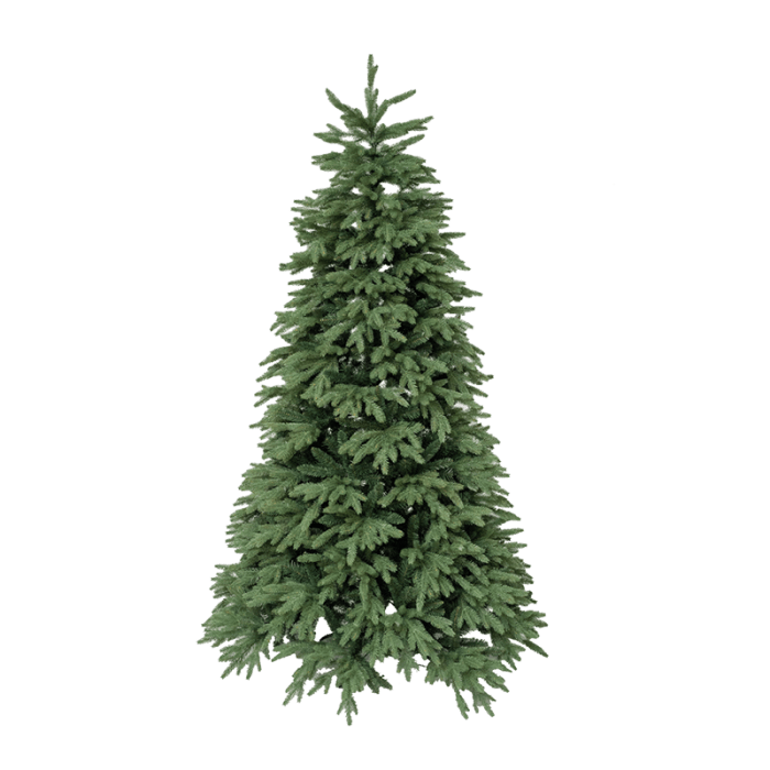 Albero di natale "Kennedy H270" in PE Effetto Real Touch   PVC di Altissima qualità