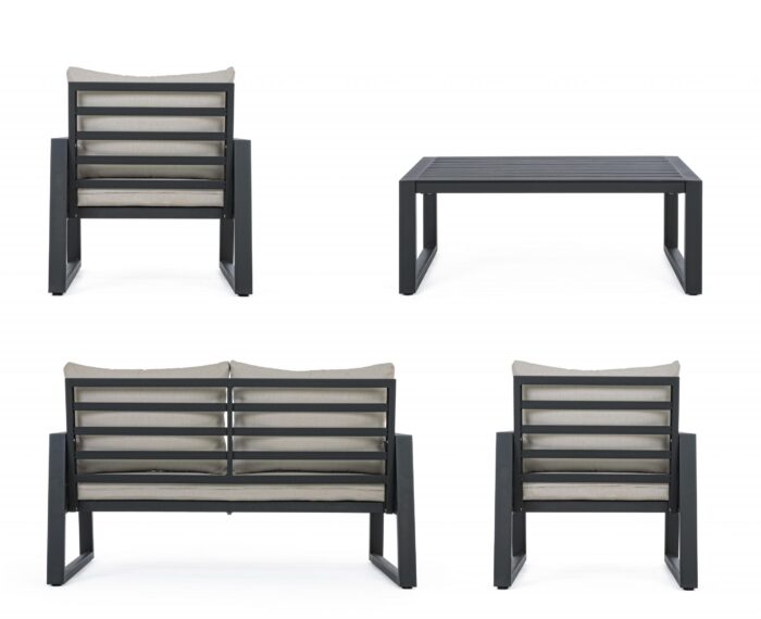 SET4 SALOTTO C-C CAPTIVA ANTRACITE LH32 ANDREA BIZZOTTO 0662596 - immagine 8