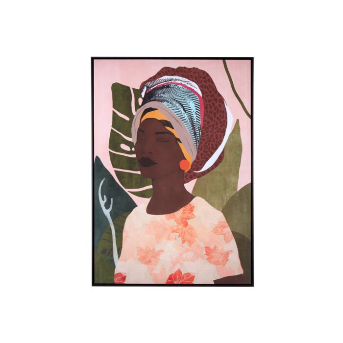 1Q202 Quadro Stampa serigrafica su tela 70x100 con cornice 72x102 L'Oca Nera