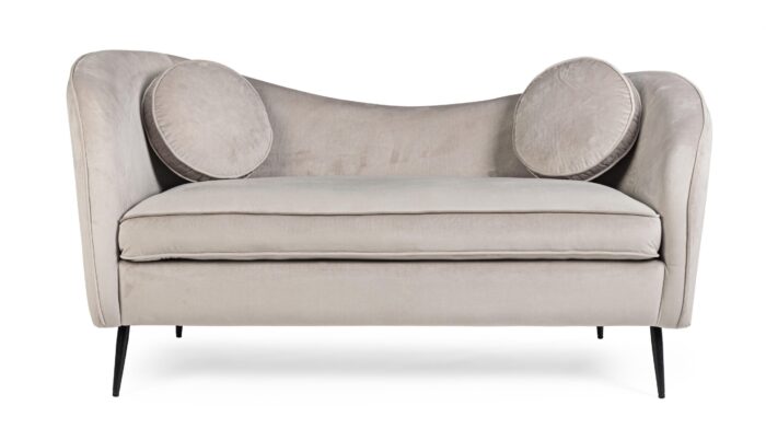 DIVANO 2P CANDIS GRIGIO CHIARO ANDREA BIZZOTTO 0743698 - immagine 4
