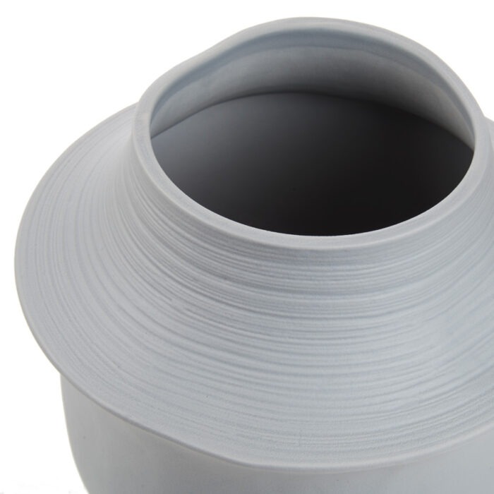 1O183 Vaso basso in Ceramica Ø24x21h L'Oca Nera1O183 Vaso basso in Ceramica Ø24x21h L'Oca Nera - immagine 2