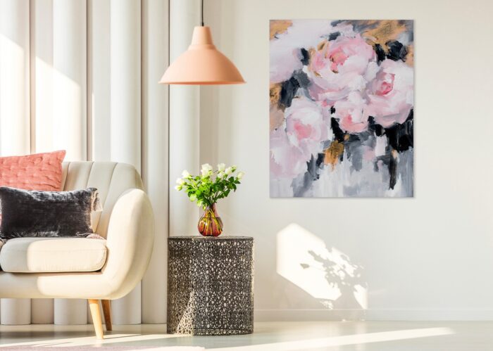 Quadro Pink roses 80×100 Agave Quadri - immagine 2