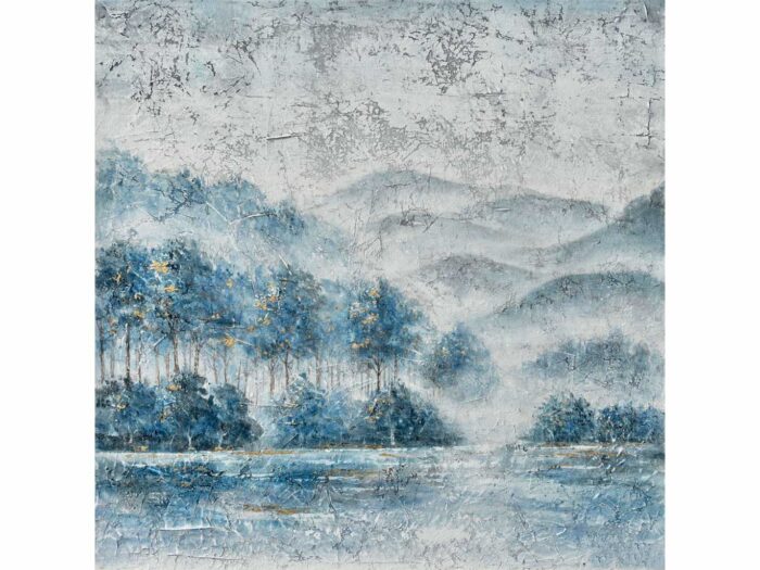 Quadro Nebbia incantata 120×120 Agave Quadri