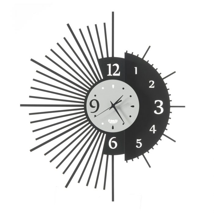 OROLOGIO MIRO NERO-BIANCO MARMO