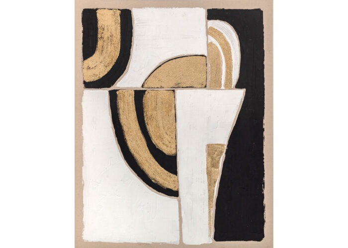 Quadro Black and gold 1 90×120 Agave Quadri AG130112