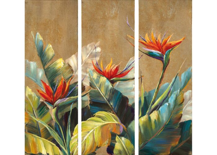 QUADRO STERLIZIE – SET 3 PZ 40×120 AG140187 AGAVE QUADRI