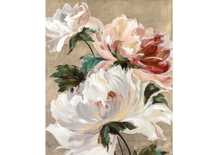 QUADRO ELEGANT ROSES 2 80 X 100 AG140189 AGAVE QUADRI