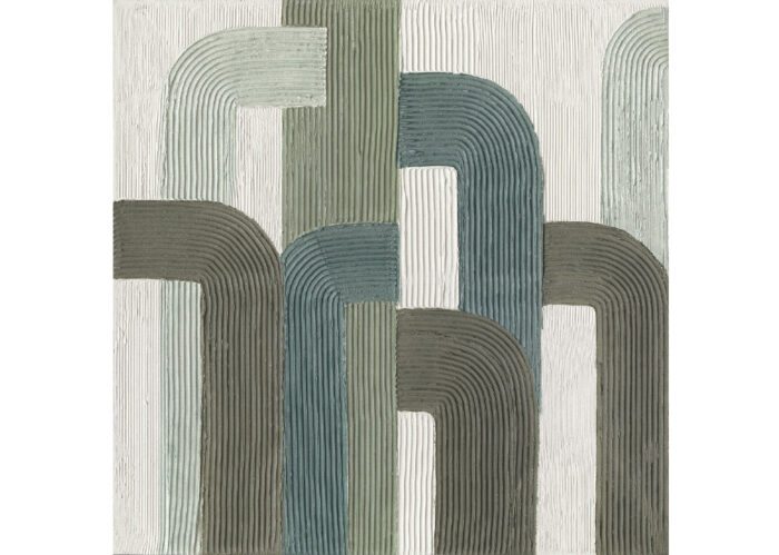 QUADRO GREEN LINES 100 X 100  AG140192 AGAVE QUADRI