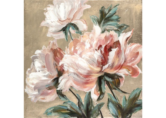 QUADRO ELEGANT ROSES 1 100 X 100 AG140193 AGAVE QUADRI