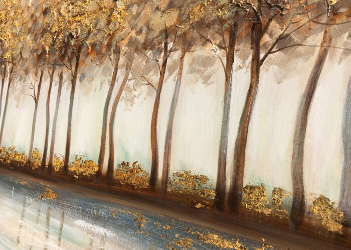 QUADRO GOLDEN RIVER 140 X 70 AG140201 AGAVE QUADRI - immagine 3