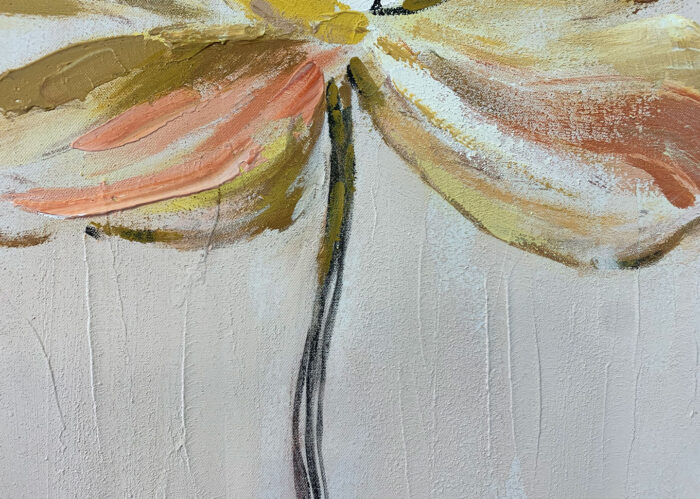QUADRO SILK FLOWER 3 40 X 50 AG140211 AGAVE QUADRI - immagine 3