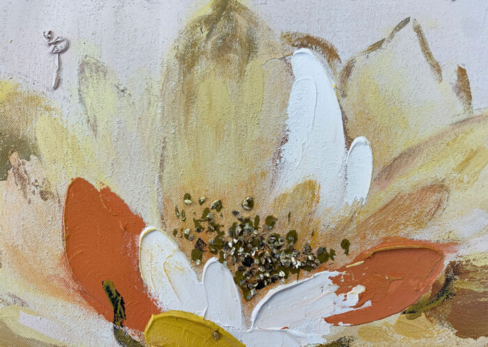 QUADRO SILK FLOWER 3 40 X 50 AG140211 AGAVE QUADRI - immagine 5