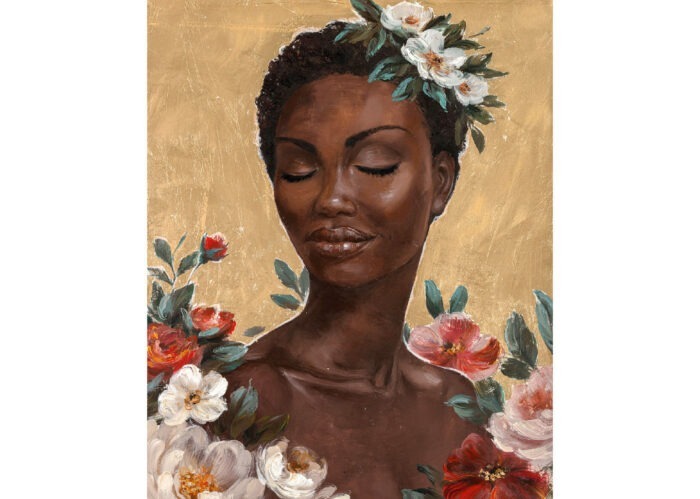 QUADRO JEMILA  80 X 100 AG140219 AGAVE QUADRI