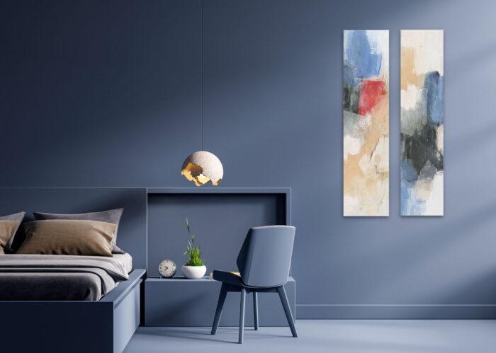QUADRO ROUGE 30 X 120 AG140220 AGAVE QUADRI - immagine 5