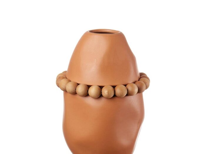 VASO BASSO CON COLLANA  1M215 L'OCA NERA