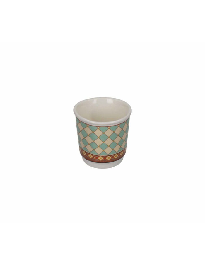 BOMBONIERA BICCHIERINO LE CEMENTINE SET 4 PZ NEW BONE CHINA - BRANDANI - immagine 4