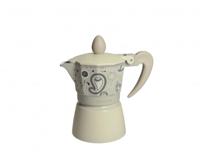 BOMBONIERA CAFFETTIERA SHANTI GRIGIA 1 TAZZA ALLUMINIO - BRANDANI