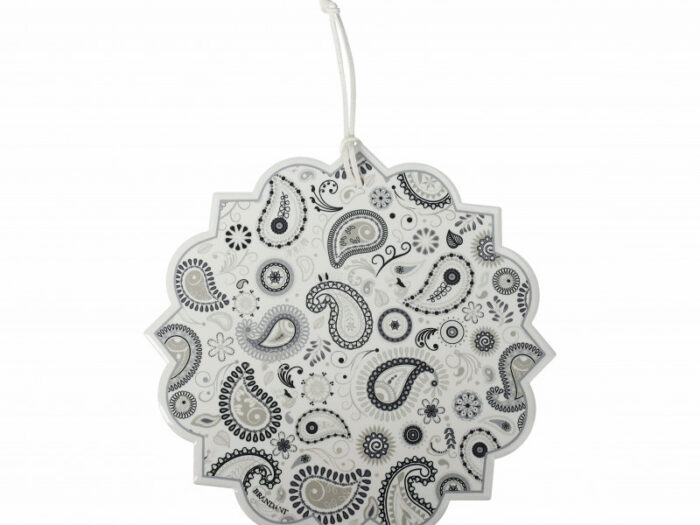 BOMBONIERA DECORATION SHANTI BIANCO CERAMICA/SUGHERO - BRANDANI