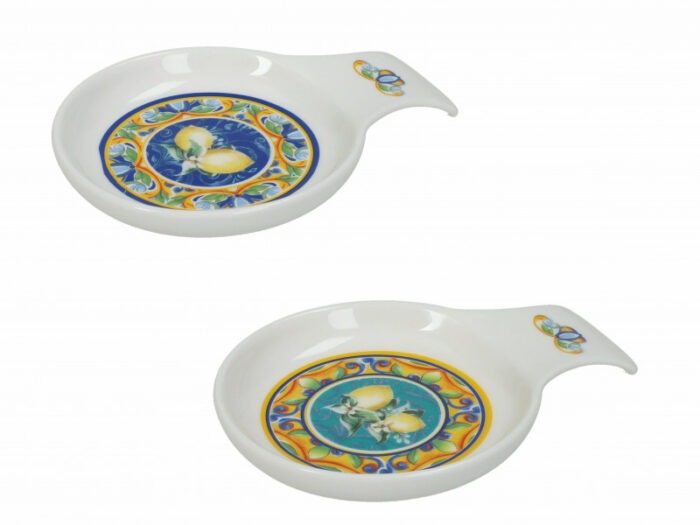 BOMBONIERA ECLETTICO CITRUS SET 2 PEZZI PORCELLANA - BRANDANI