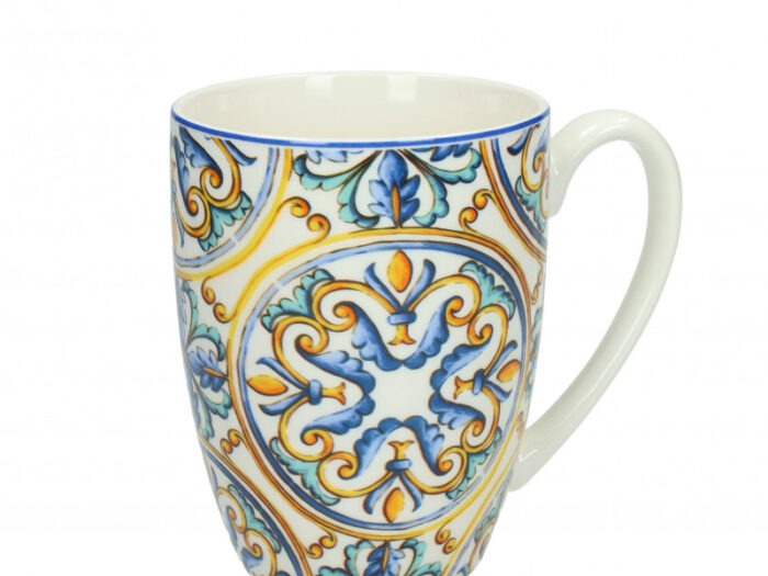BOMBONIERA MUG ROSONE MEDICEA NEW BONE CHINA - BRANDANI