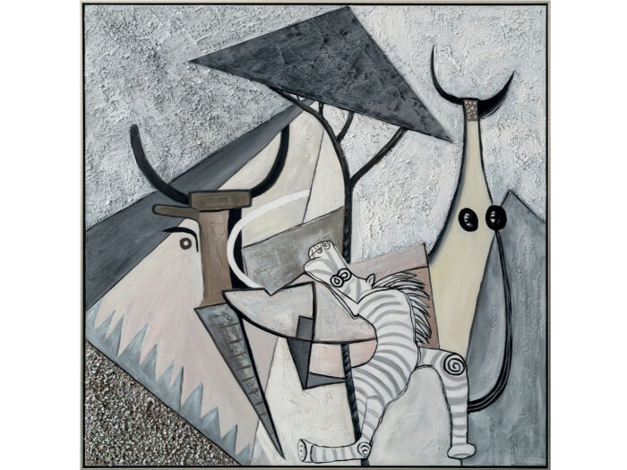 QUADRO Savana 120×120 AG150254 AGAVE QUADRI