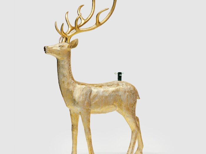 EDG Enzo de Gasperi Base Cervo per Albero di Natale H 214 cm Oro