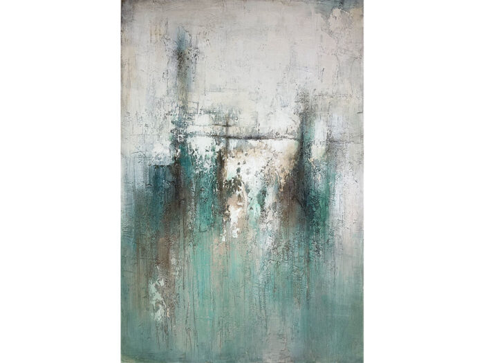 QUADRO Teal 100×150 AG150264 AGAVE QUADRI