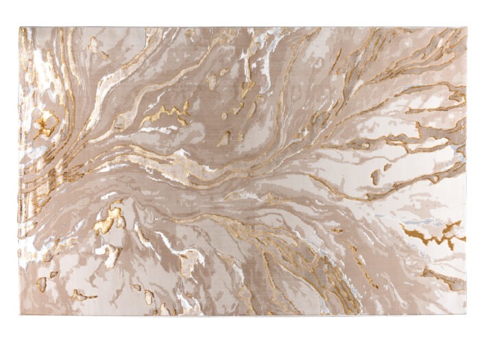 TAPPETO CON DECORO A RILIEVO 190X290 1H168 L'OCA NERA