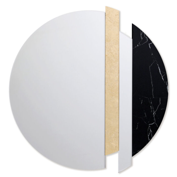 Specchio Agave MR0009 Golden slice Ø 60