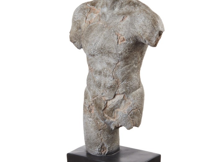 SCULTURA DECORATIVA BUSTO UOMO - L'OCA NERA