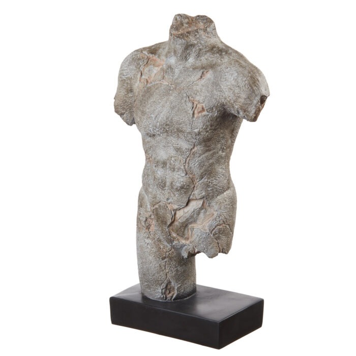 SCULTURA DECORATIVA BUSTO UOMO - L'OCA NERA