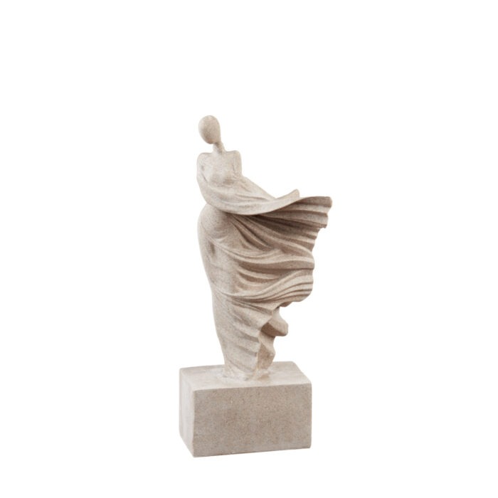 SCULTURA DECORATIVA DONNA - L'OCA NERA