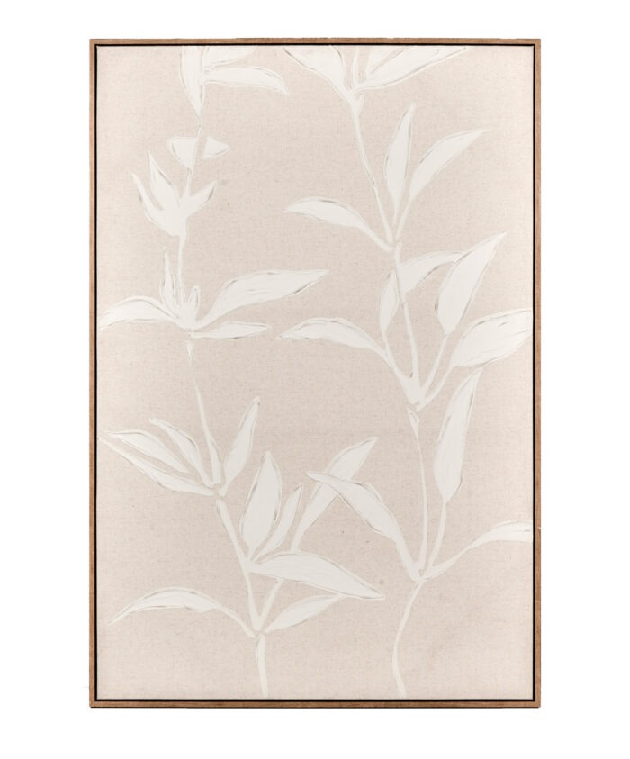 QUADRO FOGLIA AVORIO - L'OCA NERA