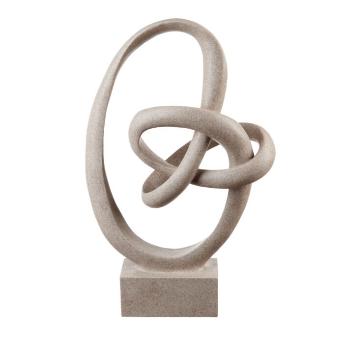 SCULTURA DECORATIVA ELLITTICA - L'OCA NERA