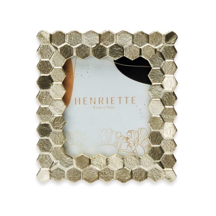 BOMBONIERA CORNICE ESAGONI CHAMPAGNE - HENRIETTE