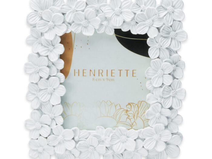 BOMBONIERA CORNICE FIORELLINO BIANCA - HENRIETTE