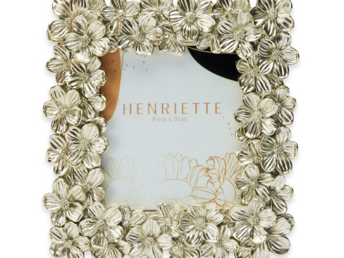 BOMBONIERA CORNICE FIORELLINO CHAMPAGNE - HENRIETTE