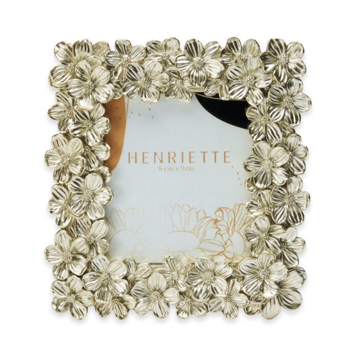 BOMBONIERA CORNICE FIORELLINO CHAMPAGNE - HENRIETTE