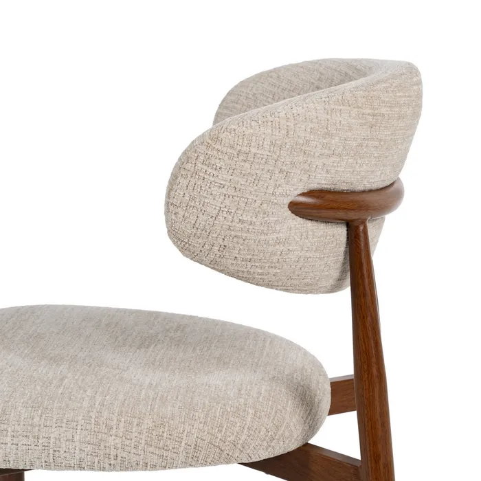 SEDIA BEIGE TESSUTO-METALLO CONTRACT 53 X 51 X 76,50 CM - 614625 - immagine 9