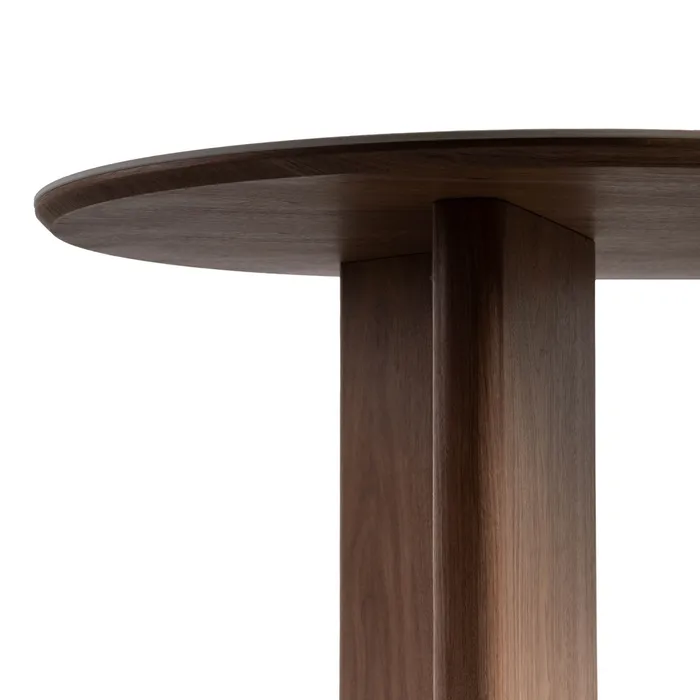 Tavolo da pranzo bianco e marrone 180 x 90 x 76h cm - immagine 5
