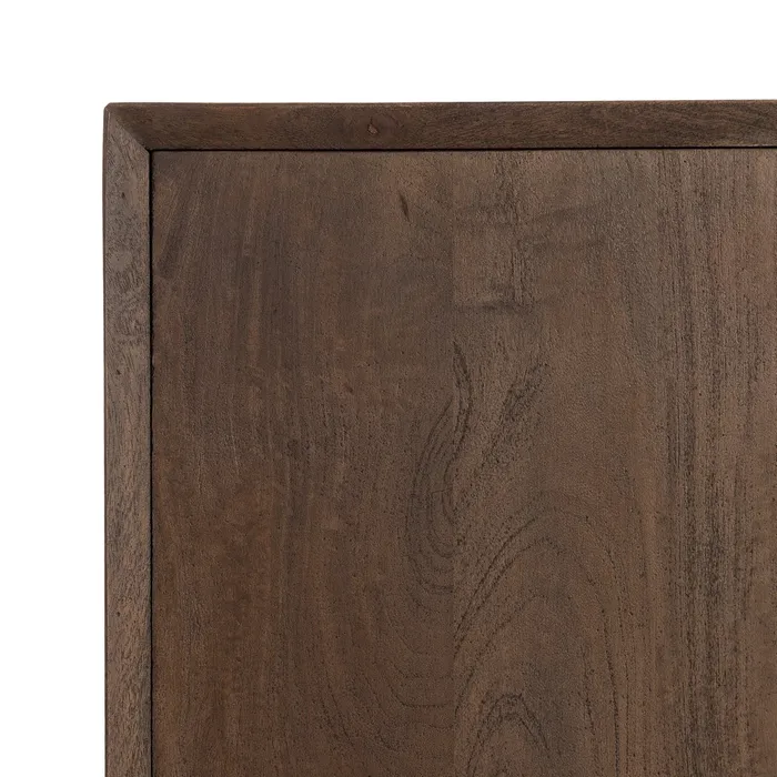 MOBILE INGRESSO MARRONE LEGNO DI MANGO 100 X 40 X 85 CM - 615133 - immagine 6