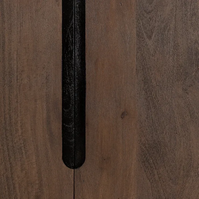 MOBILE INGRESSO MARRONE LEGNO DI MANGO 100 X 40 X 85 CM - 615133 - immagine 7