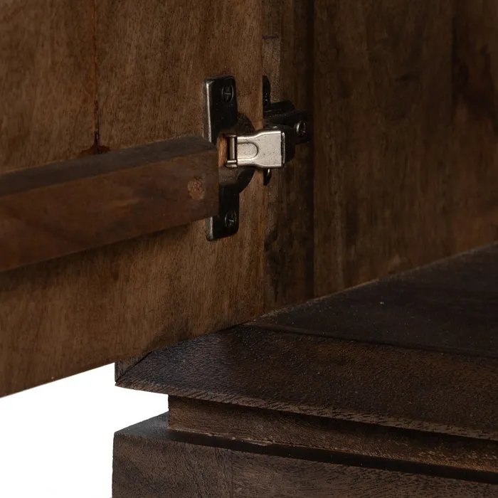 MOBILE INGRESSO MARRONE LEGNO DI MANGO 100 X 40 X 85 CM - 615133 - immagine 8