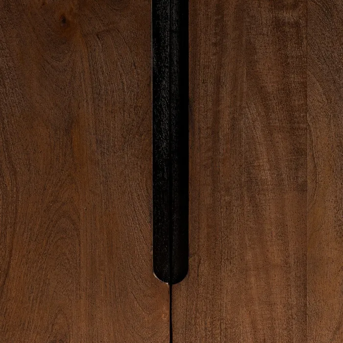 LIBRERIA MARRONE LEGNO DI MANGO 100 X 50 X 195 CM - 615135 - immagine 6