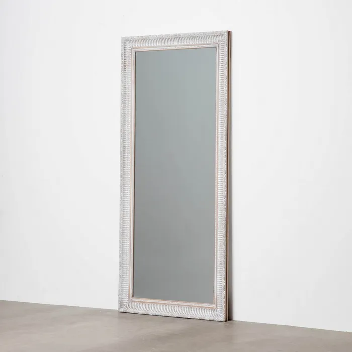 SPECCHIO GRIGIO LEGNO PAULONIA 76 X 3,50 X 166 CM - 615221