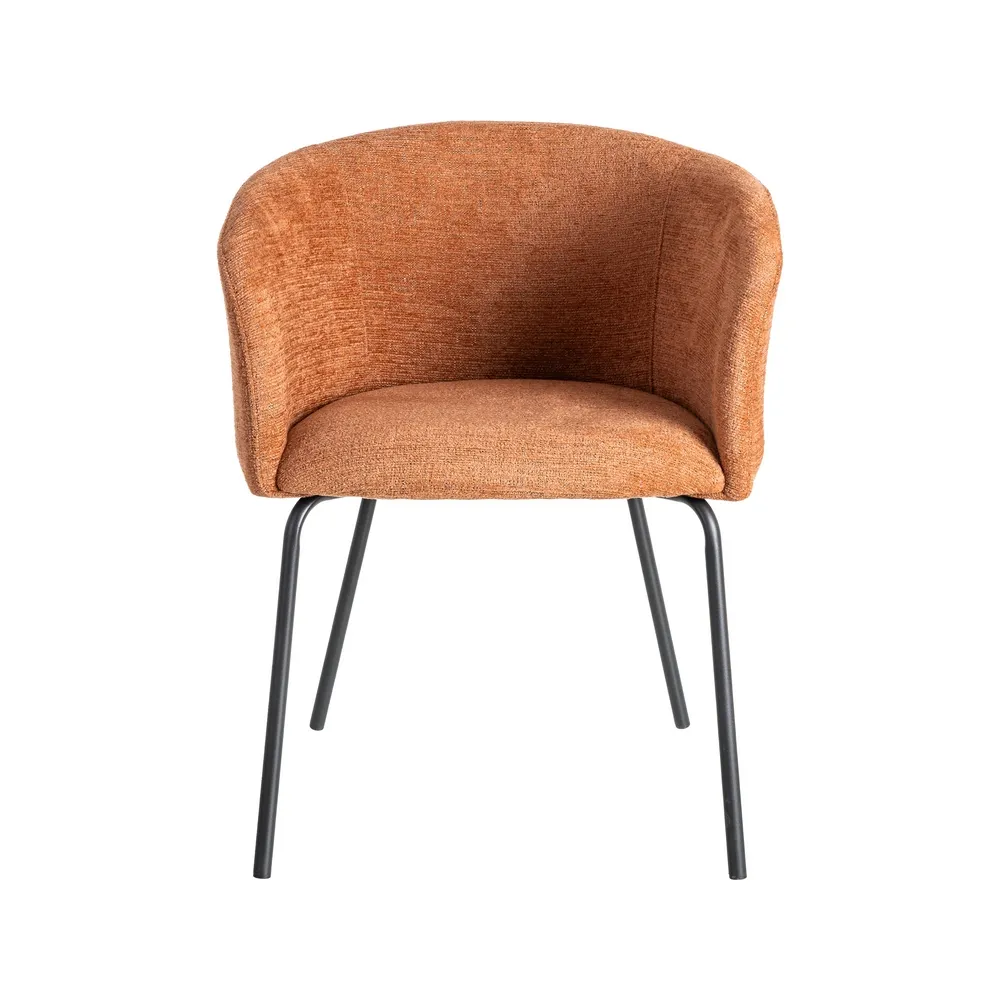 Sedia soggiorno zucca in tessuto e struttura in metallo 61 x 56 x 77,50 cm - immagine 4