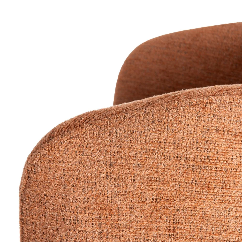 Sedia soggiorno zucca in tessuto e struttura in metallo 61 x 56 x 77,50 cm - immagine 8