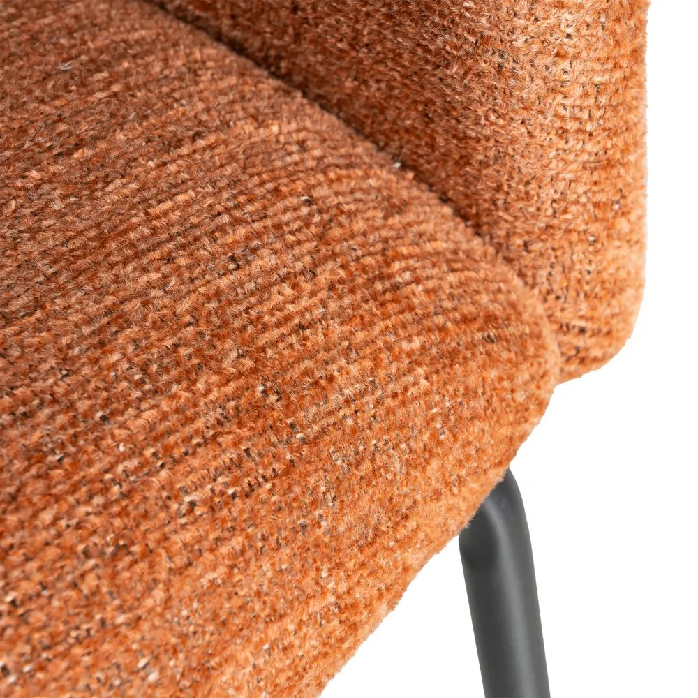 Sedia soggiorno zucca in tessuto e struttura in metallo 61 x 56 x 77,50 cm - immagine 10